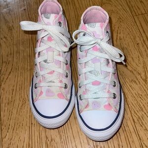Kids Pink High-Top Converse